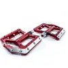 CUBE Pedalen Slasher - Fietspedalen - Lichtgewicht platformpedaal - CNC gefreesd aluminium - 108 x 108 x 14 mm - Rood