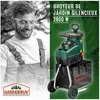 Gardebruk Hakselaar - Elektrisch 3100W takdikte 44mm   Groen/Zwart