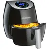 Deuba Friteuse sans huile 9en1 Friteuse électrique 3,6 L 1500W noir Avec écran tactile Livret de recettes