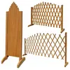 Deuba Treillage jardin brun 180x107cm support plantes grimpantes brise-vue pliable Clôture de jardin treillis extensible Bois Pare-vue