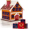 deuba Spielwerk Herbruikbare Adventskalender - Winterhuisje 24 Deuren