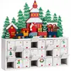 Merkloos / Sans marque Spielwerk Herbruikbare Adventskalender   Winterlandschap 24 Deuren