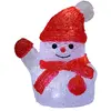 Deuba Kerstfiguur Sneeuwman S - LED Acryl 18,5cm  Wit Licht