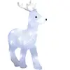 monzana Figurine lumineuse LED en acrylique Décoration de Noël Cerf lumineux Illumination de noël Décoration LED
