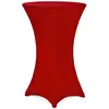 Deuba Statafelrok Tafelkleed Stretch 30°C Wasbaar Ø 60 cm Bordeauxrood