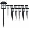 monzana Tuinlamp   Set van 12 Zonne energie 8,6x8x6x38cm - Zwart