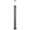 monzana Lampadaire extérieur 100 cm Luminaire de jardin E27 avec détecteur de mouvement - Acier inoxydable - Anthracite
