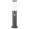 Monzana Buitenlamp   met Bewegingsensor RVS E27 - IP44 Antraciet