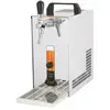 ich-zapfe Biertap, PYGMY 25/K, met membraanpomp, 1-kraan roestvrijstalen droogkoeler, 35 liter/h - Biertap, Beertender, Thuistap, Bierkoeler, Green Line