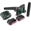 Metabo AG 18 Souffleur sans fil 18 V + 2x Batteries LiHD 4,0 Ah + Char...