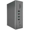 Icy Box IB-DK2262AC (USB-C), Station d’accueil + hub USB, Gris