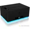 Station d'accueil ICY BOX IB-127CL-U3 - USB 3.0 - Blanc/Noir