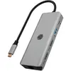 ICY BOX Station d'accueil USB-C (9-en-1) pour 2 écrans (2X HDMI), 4K 60Hz, concentrateur USB 3.0 à 3 ports, alimentation de 100 W,