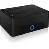 Icy Box IB-1232CL-U3 (3.5", 2.5"), Boîtier pour disques durs, Noir