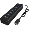 ICY BOX Raidsonic Centre Ib-1700-c3 7 Ports Usb-c