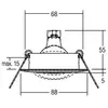 Luminaires projecteurs encastrés-nv 1963.02 leuchten - Brumberg