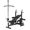 Banc de musculation universel (banc + option poulie) - coloris noir