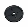 GORILLA SPORTS Disque Olympique en fonte de 25 KG - coloris noir