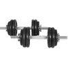 Gyronetics Dumbellset - Halterset - Gietijzer - 30 kg - 25 mm
