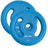 GORILLA SPORTS Paire de disques à poignées Néoprène - 2 x 3 KG (6 KG)