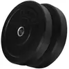 GORILLA SPORTS Paire de poids olympique Hi Temp de 25 kg - Avec absorbeur de chocs