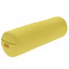 Gorilla Sports Yoga Bolster - Geel - 65 x 20 cm - Yoga kussen - Rond