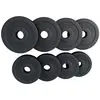 GORILLA SPORTS Lot de disques en plastique : 4 x 5 KG et 4 x 2,5 KG - 50/51 mm