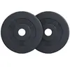 GORILLA SPORTS Paire de disques en plastique de 10 KG (2 x 10 KG) - 50/51 mm