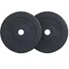 GORILLA SPORTS Paire de disques en plastique de 15 KG (2 x 15 KG) - 50/51 mm