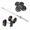 Gorilla Sports Halterset 60 kg - Gripper Kunststof - Halter met Gewichten - 30 mm