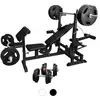 Banc de musculation multifonction Noir Gorilla Sports