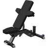 Banc de musculation réglable 2 coussins noir Gorilla Sports