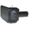 Batterie de secours VHBW pour Metabo BS 15.6 plus, BST 15.6, BST 15.6 Plus, ULA9.6-18 - Ni-MH 3,3 Ah - Noir