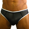 Jockstrap Néoprène Noir-Blanc  XL