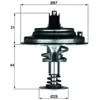 Thermostaat koelvloeistof TX2680D Mahle