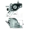 Thermostaat koelvloeistof TI592 Mahle