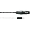 CORDIAL Câble audio asymétrique XLR femelle/minijack stéréo 1,5 m