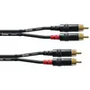 Cordial FairLine CFU0.3CC Câble Twin RCA M/RCA M 0.3m