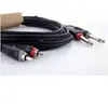 Cordial Câble audio double jack mono - RCA 3 m