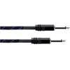 Cordial EI 5 PP-TWEED-BL Instrumentkabel 5 m - Instrumentenkabel