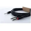 Cordial 14879 Jackplug Audio Y-adapter [1x Jackplug male 6,3 mm (stereo) - 2x Jackplug male 6,3 mm (mono)] 5 m Zwart PV