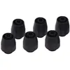 Alphacool Alphacool HF Anschraubtülle TPV - Gerade - Black - 6er Kit