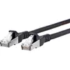 BTR NETCOM - Cat6A netwerkkabel - Zwart - 0,5 meter