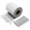 WILTEC 35m Gris Brise-vue Rouleau Pare-vent PVC Occultation Clôture Protection visuelle Jardin 20 clips - 51493