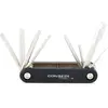 Merkloos / Sans marque Contec Multitool 9 Functies Opvouwbaar Zwart