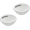 Petromax emaille kom 1L wit 2 stuks