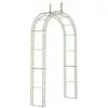 Arche pour plantes grimpantes en métal Vert antique