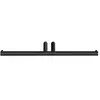 Decor Walther Mikado dubbele toiletrolhouder mat zwart