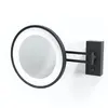 Decor Walther Cosmetische spiegel - BS 36/V LED, mat zwart.