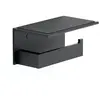 Decor Walther Toiletpapierhouder - Contract TPH4, mat zwart.